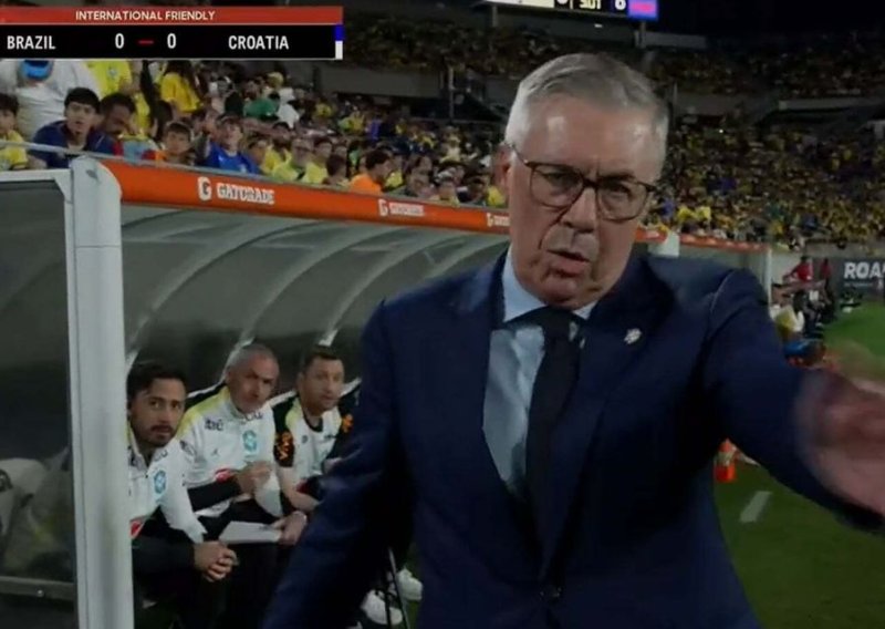 Pogledajte što je Ancelotti napravio na početku utakmice protiv Hrvatske