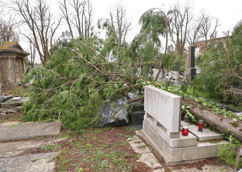 Nevrijeme na Mirogoju i drugim grobljima: Građani mogu tražiti odštetu