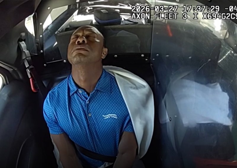 Objavljena snimka uhićenja Tigera Woodsa: 'Uhićen sam?'