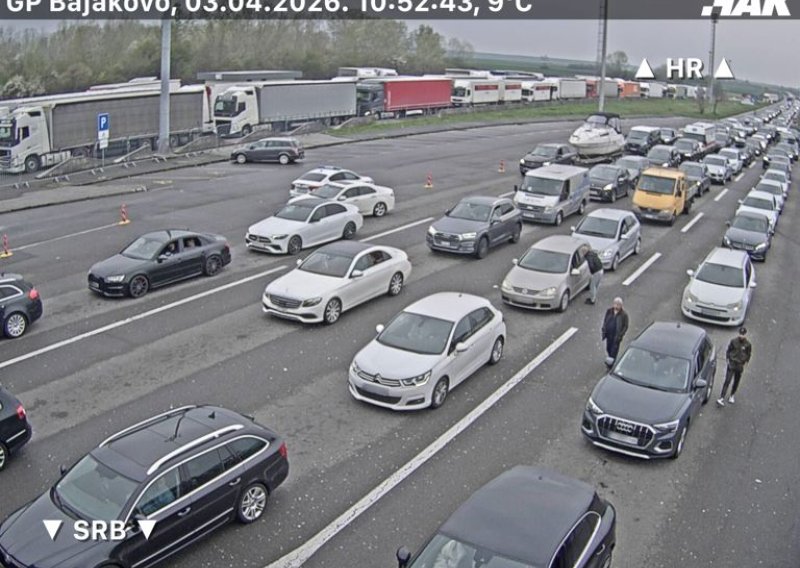 Stiže uskrsni vikend: Sve veće gužve na granicama, na Bajakovu se čeka satima