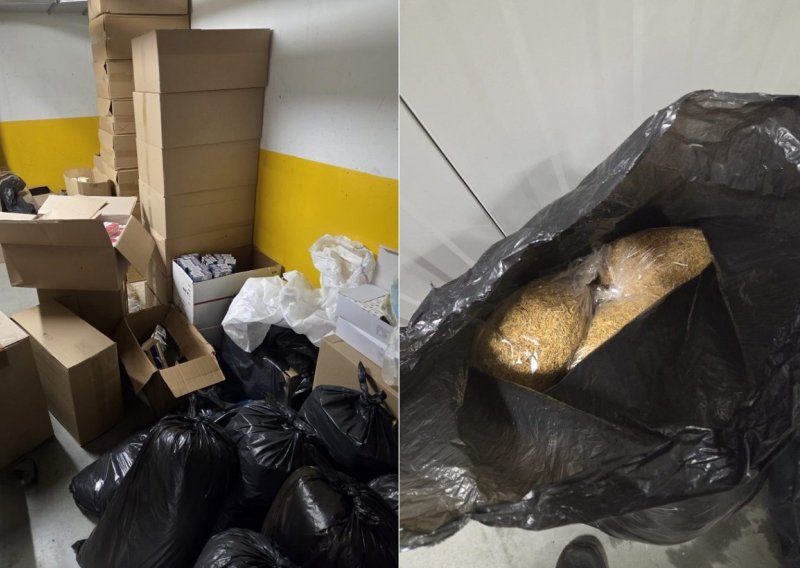 Veliki ulov u Zagrebu: Zaplijenjeno gotovo 350.000 cigareta