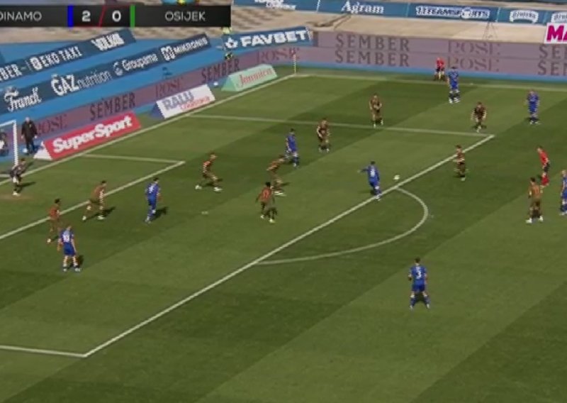 Pa što ovo radi Dinamo? Pogledajte čudesnu akciju i golčinu Zajca