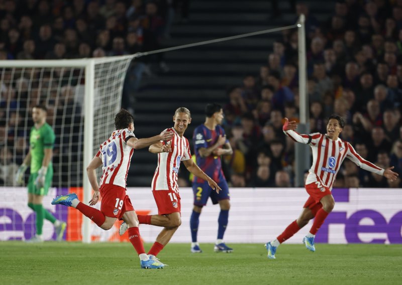 Šok na Camp Nouu: Atletico srušio Barcelonu i na korak je do polufinala LP, pogledajte golove