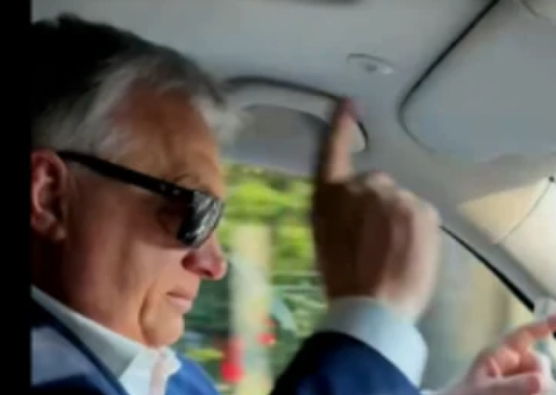 VIDEO Orbán objavio snimku iz automobila, pa zbog jednog detalja reagirala policija
