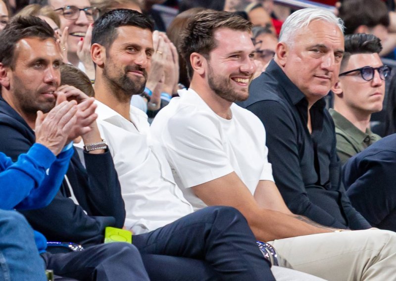 Luka Dončić i Novak Đoković zajedno na tribinama: Jedan prizor zapalio je dvoranu