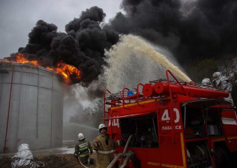 Drama na jugu Rusije: Zapalio se naftni terminal, istraga u tijeku