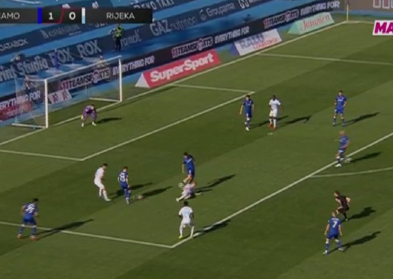 Nevjerojatna greška Domingueza: Pogledajte kako je Rijeka zabila Dinamu nakon jednog od najbizarnijih penala u SHNL-u
