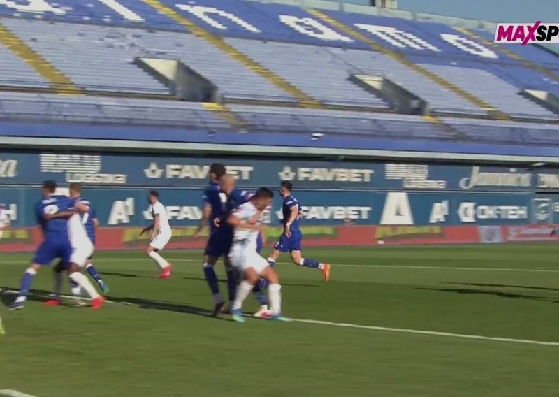 Je li Rijeka oštećena protiv Dinama? Pogledajte što je Mišić napravio u kaznenom prostoru