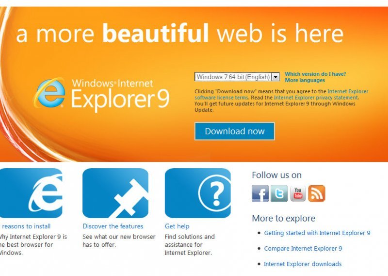 Microsoft predstavio Internet Explorer 9