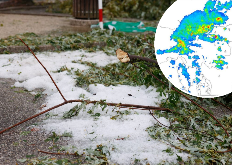 Stiže promjena vremena: Tuča se već istresla nad Slovenijom