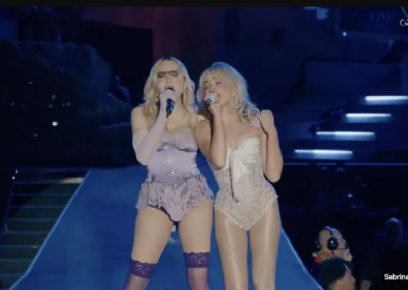 Sabrina Carpenter dovela Madonnu na pozornicu, ali reakcija publike izazvala je burne rasprave