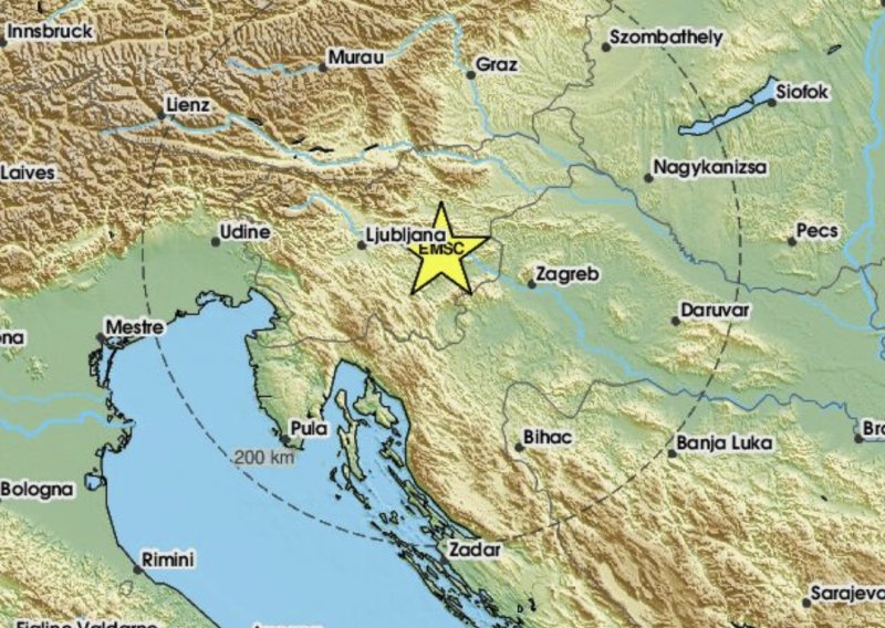 Potres zatresao Sloveniju, osjetio se i u Hrvatskoj: 'Bilo je kratko i jako'
