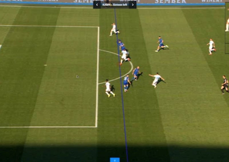Objavljena snimka iz VAR sobe: Pogledajte kako su se crtale linije kod spornog penala Rijeke protiv Dinama