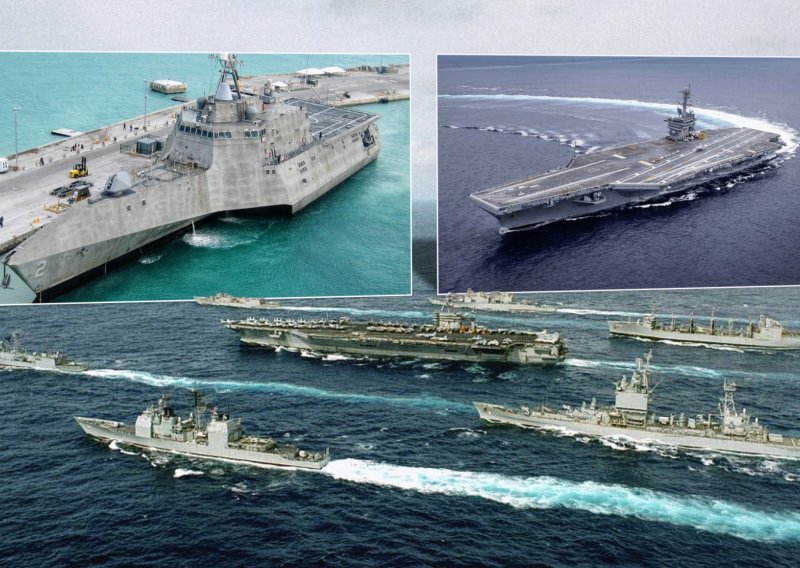 Pazite što su sve Amerikanci naslagali u Arapsko more da bi blokirali Iran