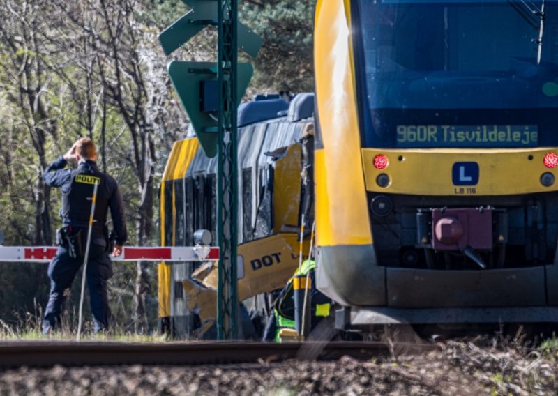 U sudaru vlakova u Danskoj ozlijeđeno 17 osoba, pet je kritično