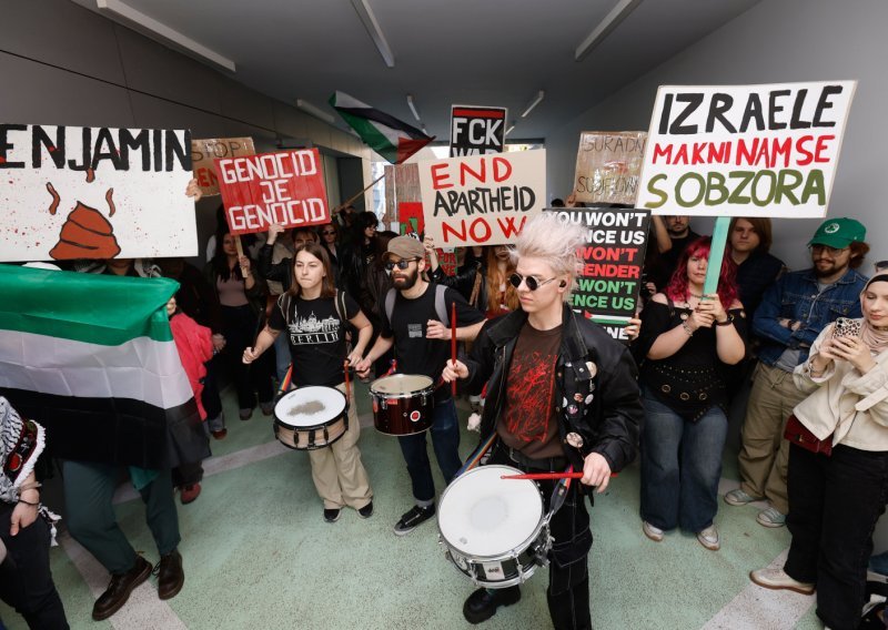 Zagrebački studenti u velikom prosvjedu, zbog Netanyahua blokirali ulaz na fakultet: Kako vas nije sram?