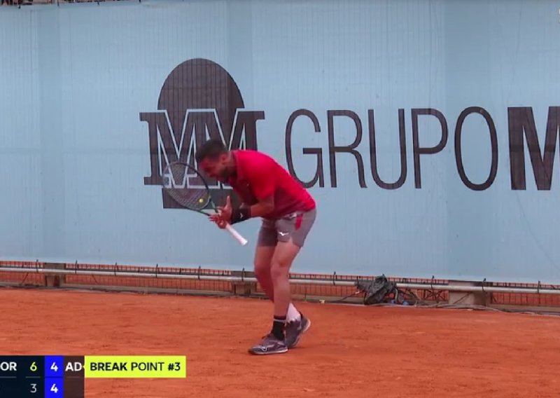 Pogledajte kako je tenisač iz BiH urlao na terenu. Komentator: Legenda!