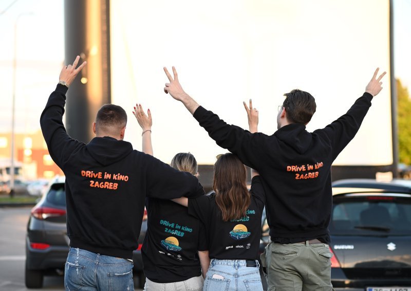 Drive-in kino Zagreb vikendima na parkiralištu Tržnice Borongaj