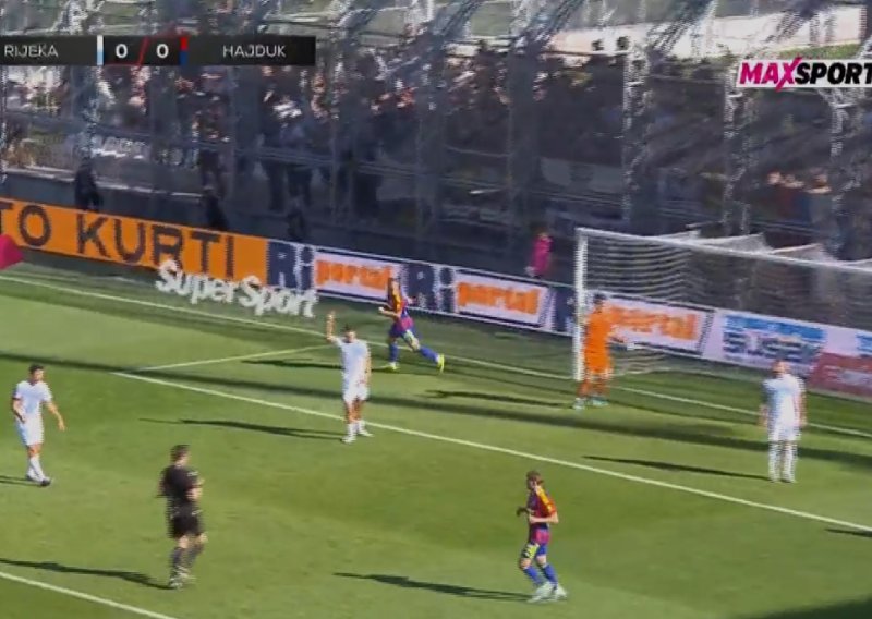 Pogledajte: Melnjak je zabio za Hajduk, ali VAR je poništio gol splitske momčadi