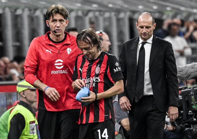 Pogledajte kako je izgledalo Modrićevo lice. I odmah je jasno da sudar bio bolan