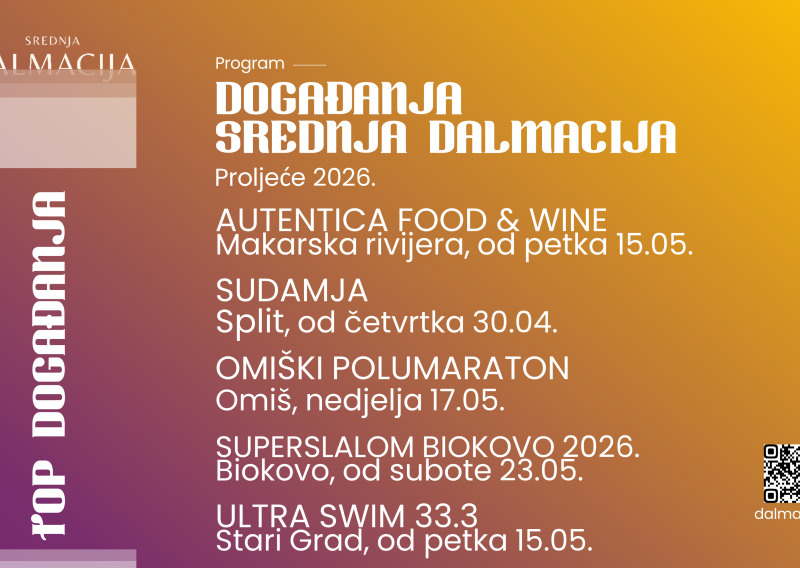 Srednja Dalmacija u punom zamahu: svibanj u znaku sporta, lipanj u znaku okusa