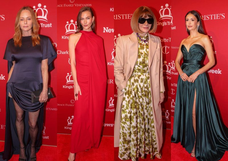 Gala večer u New Yorku: Pogledajte glamurozna izdanja na crvenom tepihu kod kralja Charlesa