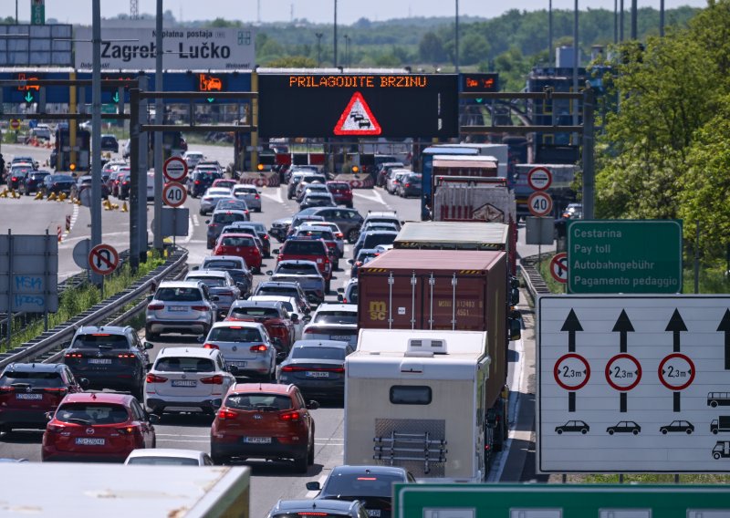 Kaos u prometu: Na cestama kilometarske kolone, 'krkljanac' na Lučkom