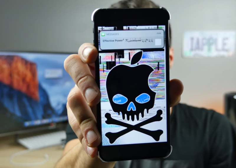 Jedna jedina poruka može onesposobiti vaš iPhone