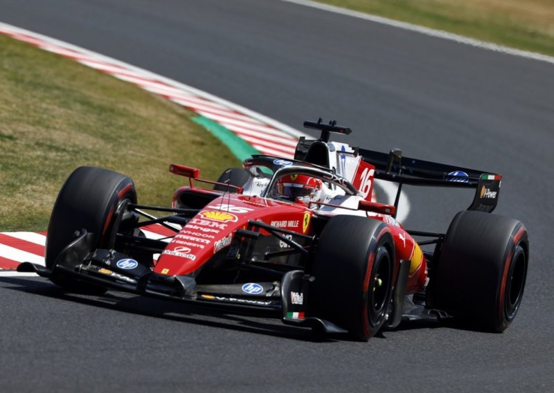 Ferrari dominirao na kaotičnom treningu: Leclerc najbrži nakon niza izlijetanja