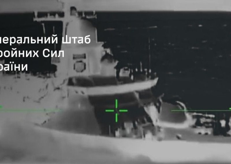Ukrajinci ponovno udarili Rusiju: Napali brod koji nosi moćne rakete Kalibr