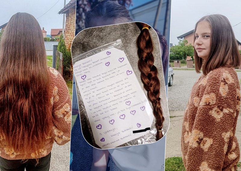 'Mama, uspjela sam!' Djevojčica koja se liječila od maligne bolesti donirala kosu djeci na onkologiji