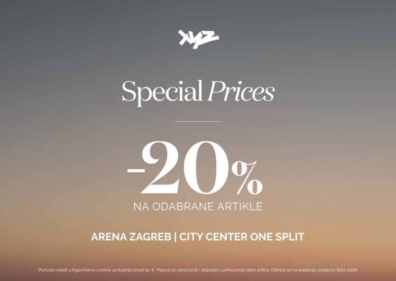 SPECIAL PRICES U XYZ-U: -20% na odabrane artikle iz aktualne kolekcije