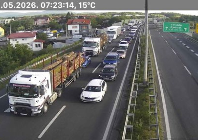 Prometna nesreća na A4 između Sesveta i Zagreba: Stvorila se kilometarska kolona