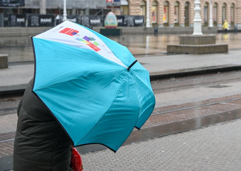 Stiglo nevrijeme: U Zagrebu jako zapuhalo, a onda je krenula kiša