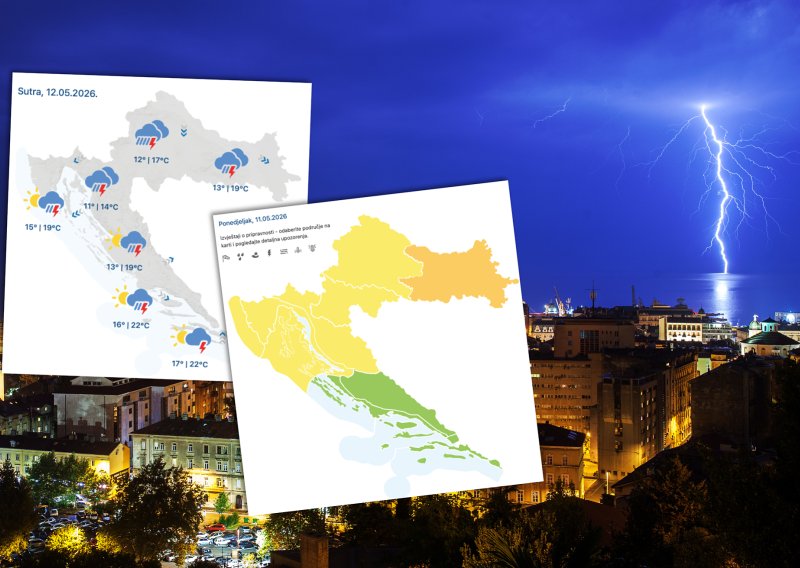 Pripremite se na žestoko nevrijeme: Drastično pada temperatura, prijete tuča, poplave i snijeg
