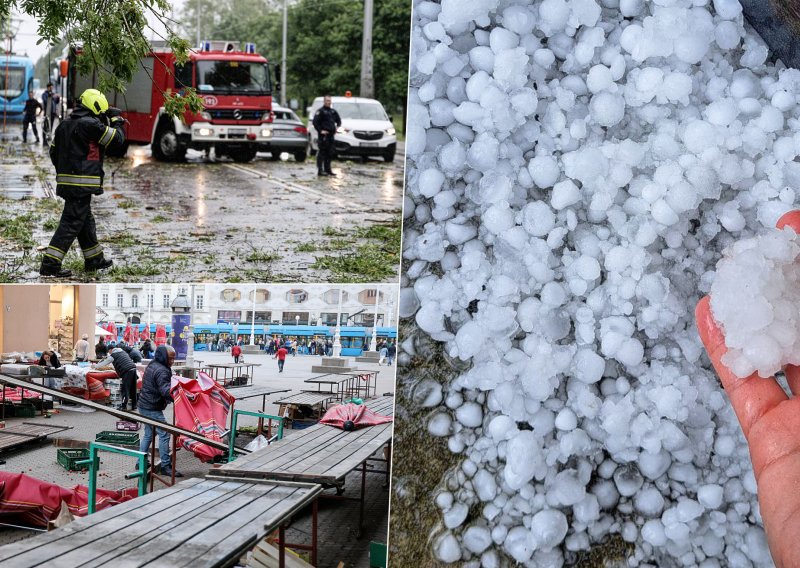 FOTO/VIDEO Nevrijeme stvorilo kaos: Troje ozlijeđenih; prevrnut kamion na autocesti