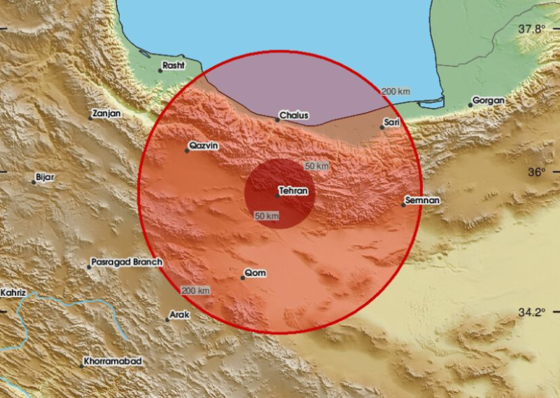 Potres pogodio Iran