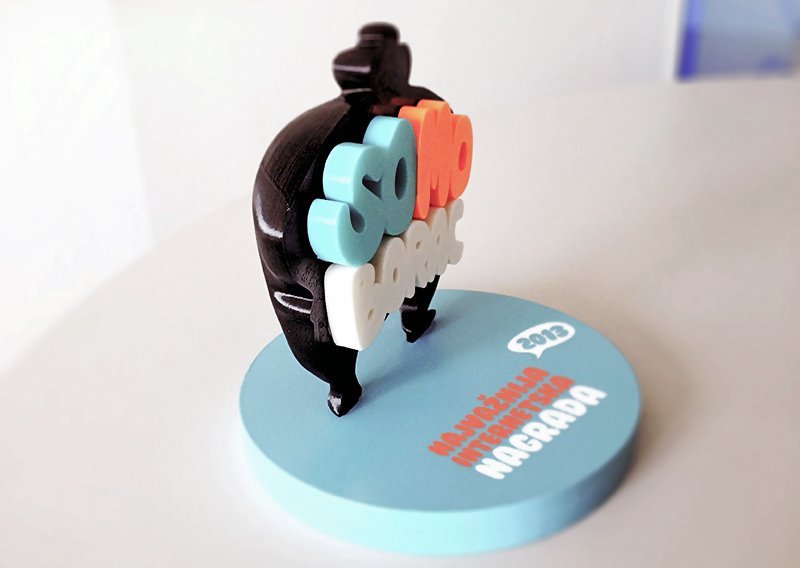 SoMo Borac - nagrada isprintana 3D printerom
