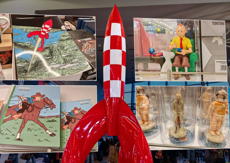 Otkud 'hrvatska raketa' na aerodromu u Bruxellesu? Razlog je kultni strip, a ovo je cijela priča