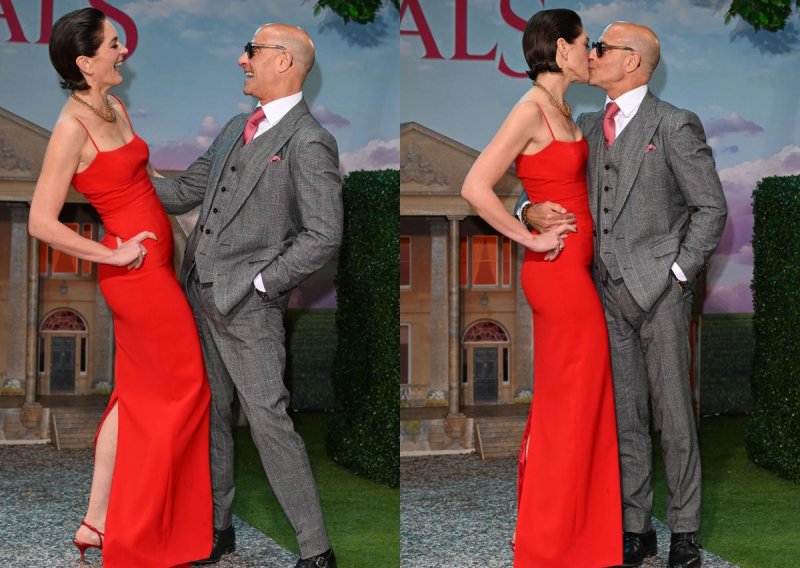 Stanley Tucci nije skidao pogled sa supruge, a pali su i strastveni poljupci