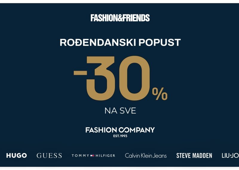 Fashion Company povodom rođendana donosi 30% popusta na sve
