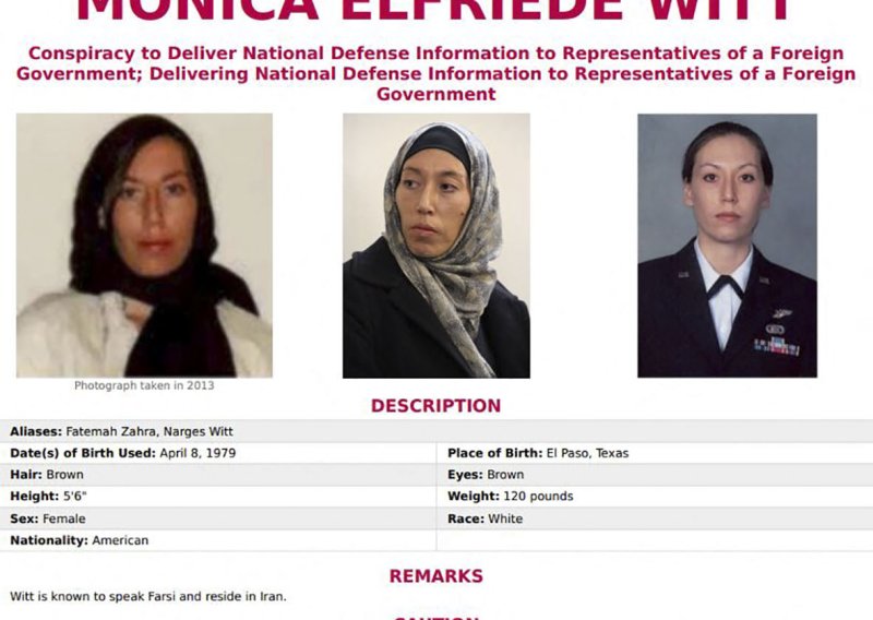 FBI traži američku obavještajku koja je pomagala Iranu: Nude 200.000 dolara