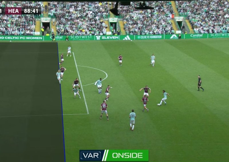 Pogledajte gol u 88. minuti kojim je Celtic osvojio titulu: Pomoćni sudac je napravio ogroman kiks