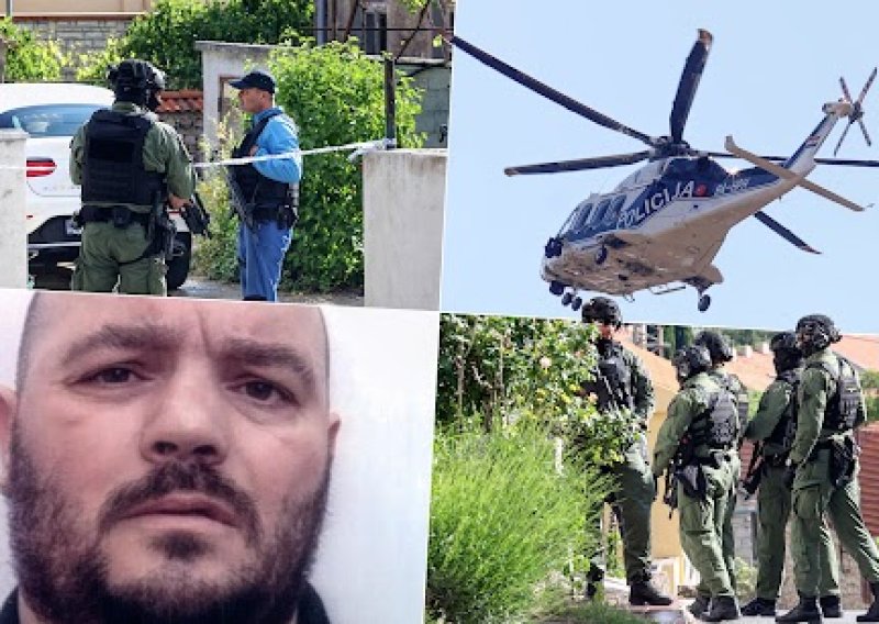 Dron locirao ubojicu iz Drniša: Skrivao se blizu kuće, a onda je naletio na specijalce...