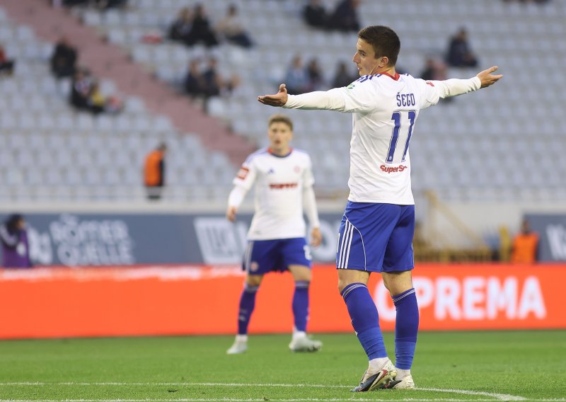 Ludnica na Poljudu: Hajduk i Vukovar zabili pet golova u 25 minuta, pogledajte ih