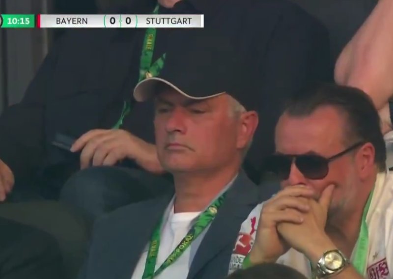 Kamere uhvatile Mourinha na finalu Njemačkog kupa, svima je bilo jasno zašto je tu: Bayern odmah brutalno odgovorio