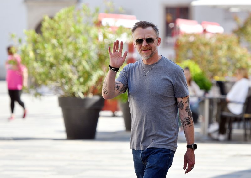 Holivudska zvijezda u Varaždinu: Simon Pegg pozirao sa Zlatkom Dalićem