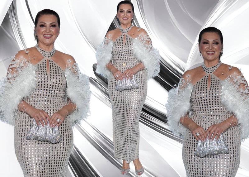Opet modno oduševila: Nina Badrić blistala u spektakularnoj kreaciji s perjem