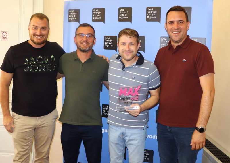 Prijem za vodnjansku ekipu Pere, pobjednike MAXsport kviza