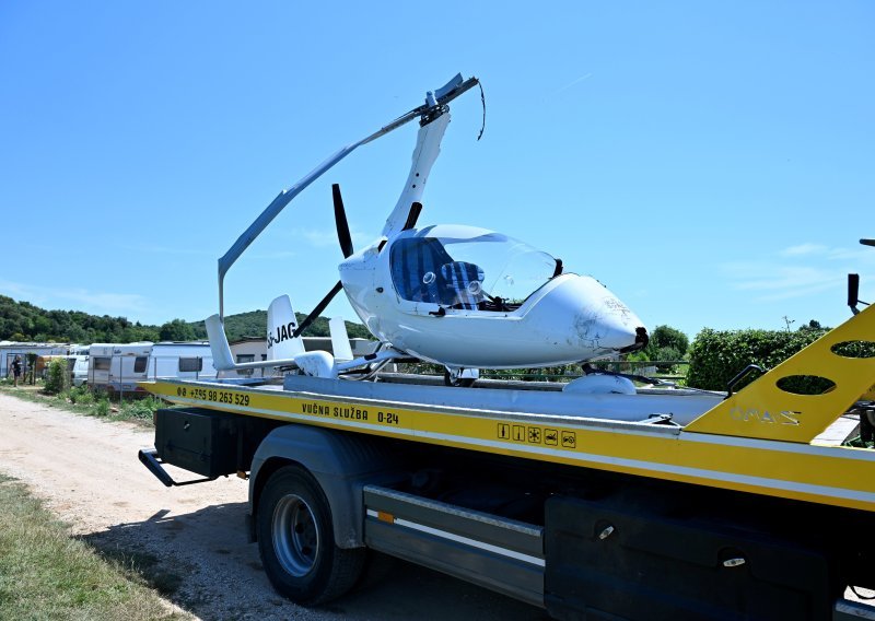 Završen očevid o padu žirokoptera u Vrsaru: Lakše ozlijeđeni Slovenci